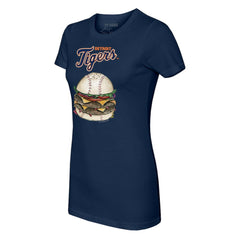 MLB Detroit Tigers Tiny Turnip Women's Burger T-Shirt