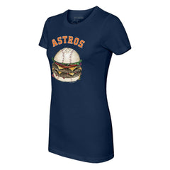 MLB Houston Astros Tiny Turnip Women's Burger T-Shirt