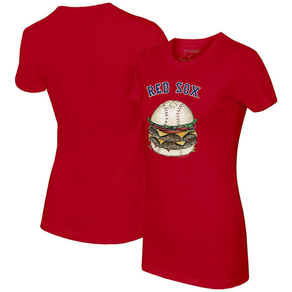 MLB Boston Red Sox Tiny Turnip Women's Burger T-Shirt
