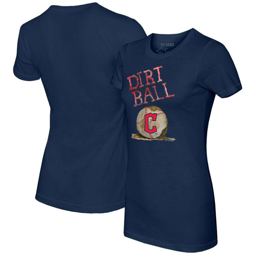 MLB Cleveland Guardians Tiny Turnip Women's Dirt Ball T-Shirt