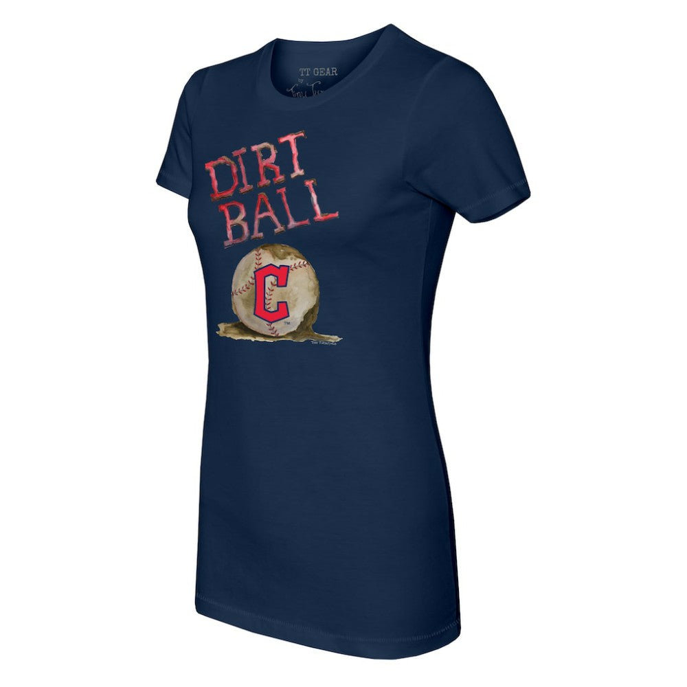 MLB Cleveland Guardians Tiny Turnip Women's Dirt Ball T-Shirt