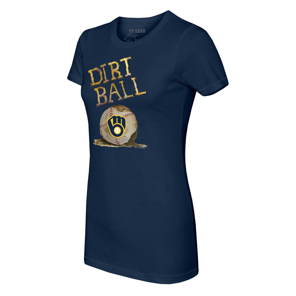 MLB Milwaukee Brewers Tiny Turnip Women's Dirt Ball T-Shirt