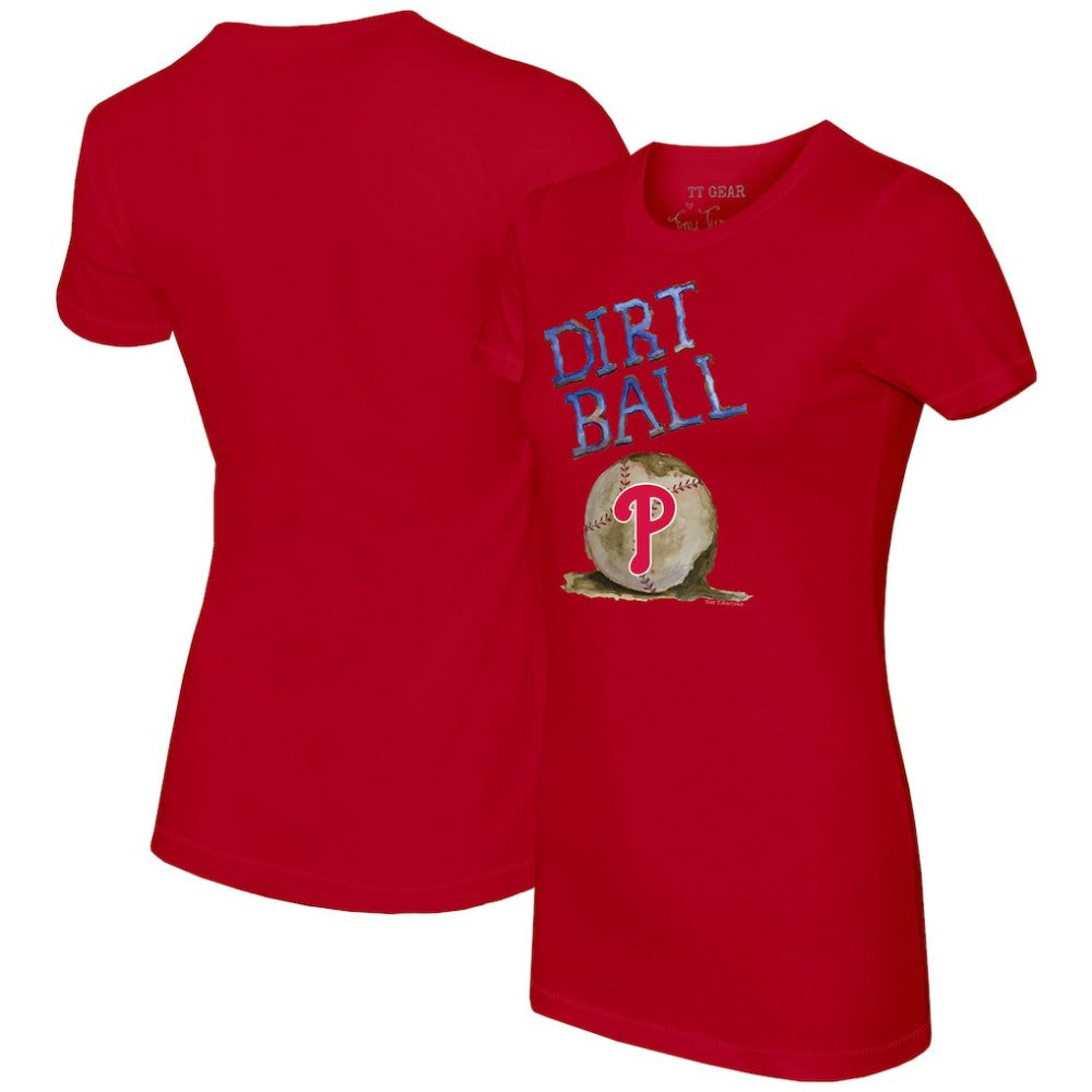 MLB Philadelphia Phillies Tiny Turnip Women's Dirt Ball T-Shirt