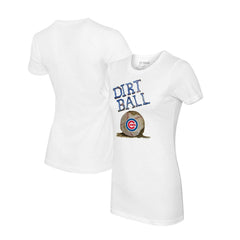 MLB Chicago Cubs Tiny Turnip Women's Dirt Ball T-Shirt