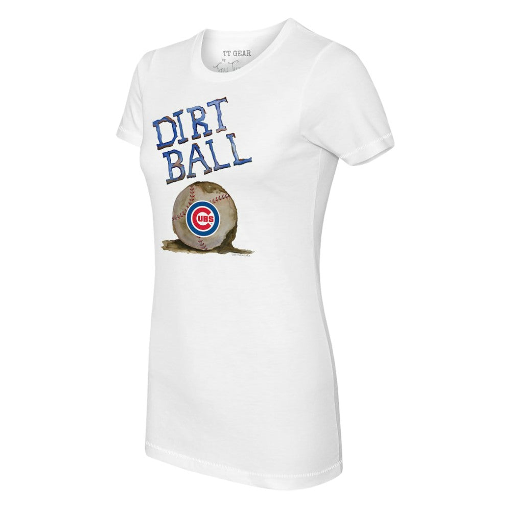 MLB Chicago Cubs Tiny Turnip Women's Dirt Ball T-Shirt