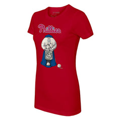 MLB Philadelphia Phillies Tiny Turnip Women's Gumball Machine T-Shirt