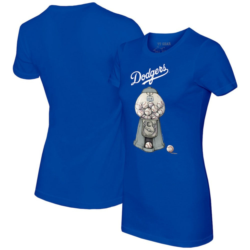 MLB Los Angeles Dodgers Tiny Turnip Women's Gumball Machine T-Shirt