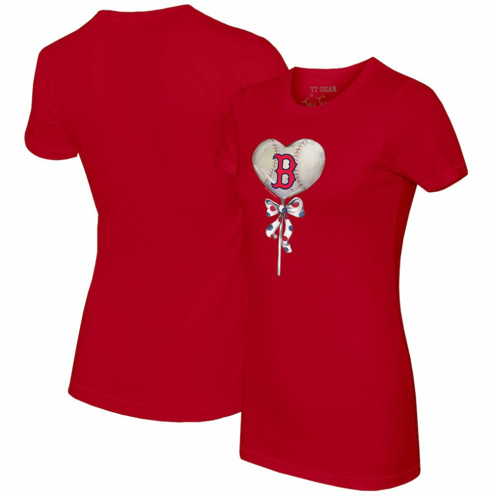 MLB Boston Red Sox Tiny Turnip Women's Heart Lolly T-Shirt