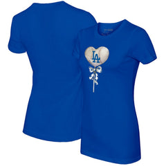 MLB Los Angeles Dodgers Tiny Turnip Women's Heart Lolly T-Shirt