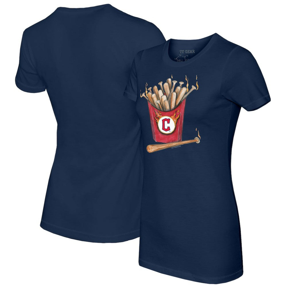 MLB Cleveland Guardians Tiny Turnip Women's Hot Bats T-Shirt