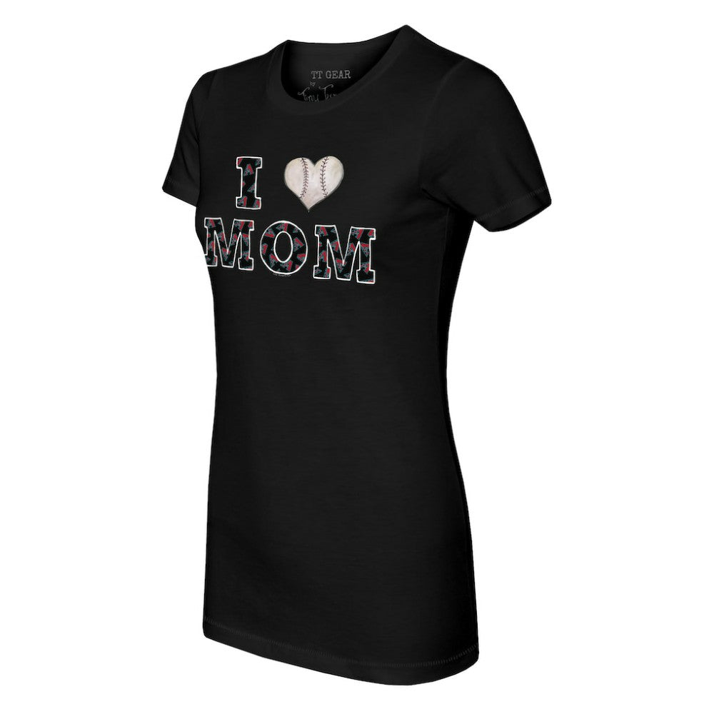 MLB Arizona Diamondbacks Tiny Turnip Women's I Love Mom T-Shirt