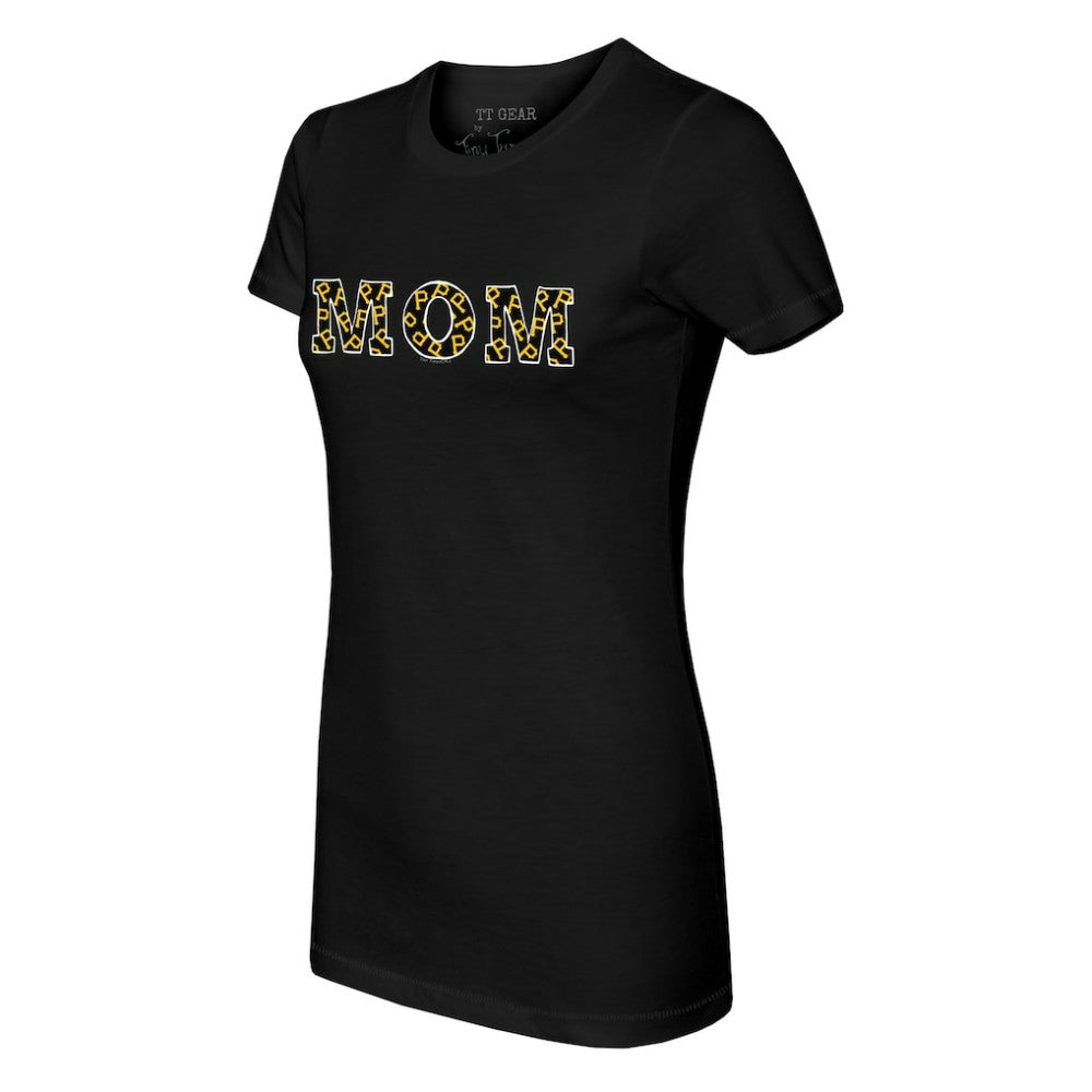 MLB Pittsburgh Pirates Tiny Turnip Women's Logo Mom T-Shirt