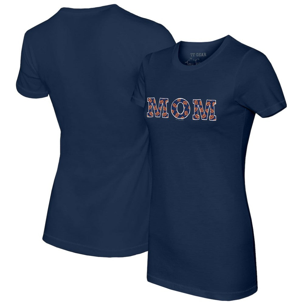 MLB Detroit Tigers Tiny Turnip Women's Logo Mom T-Shirt