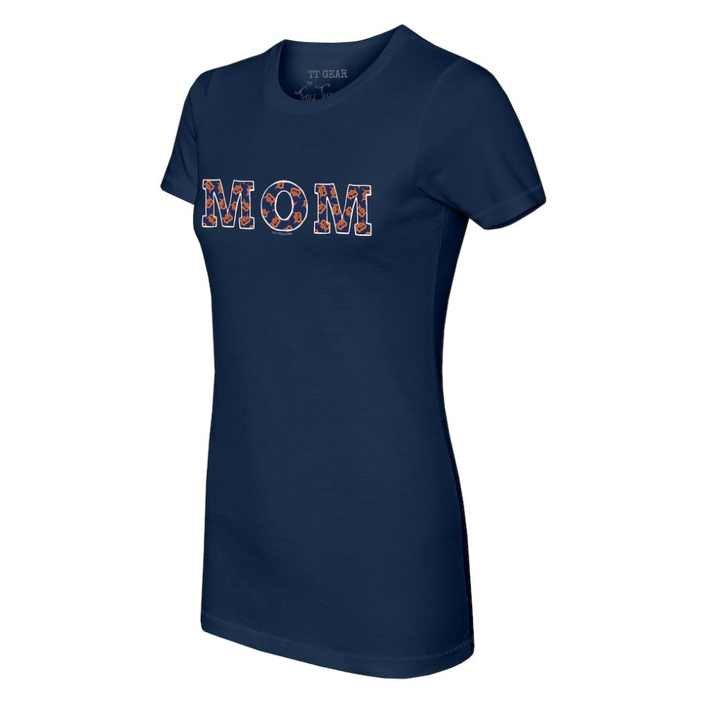 MLB Detroit Tigers Tiny Turnip Women's Logo Mom T-Shirt