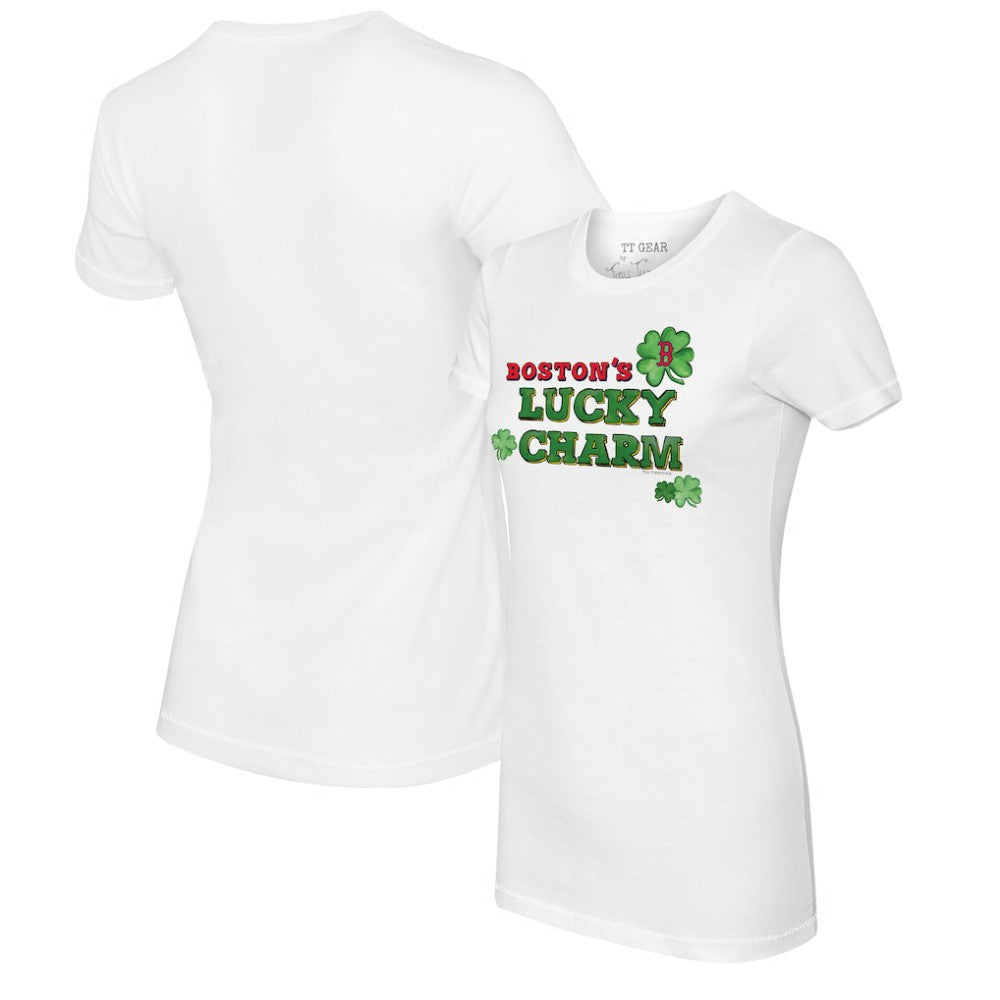 MLB Boston Red Sox Tiny Turnip Women's Lucky Charm T-Shirt