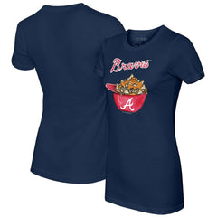 MLB Atlanta Braves Tiny Turnip Women's Nacho Helmet T-Shirt