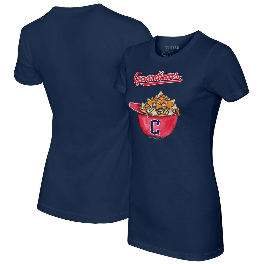 MLB Cleveland Guardians Tiny Turnip Women's Nacho Helmet T-Shirt