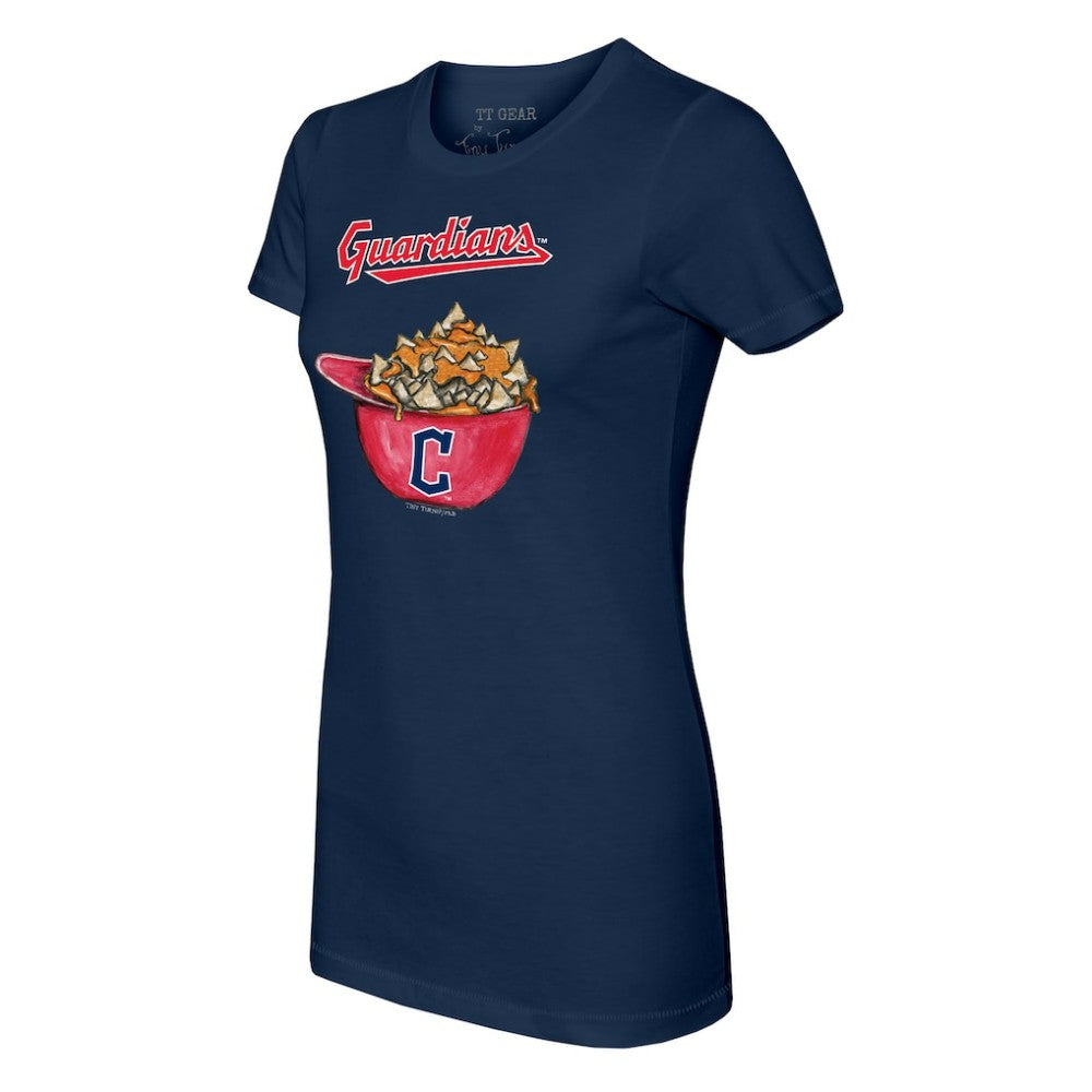 MLB Cleveland Guardians Tiny Turnip Women's Nacho Helmet T-Shirt