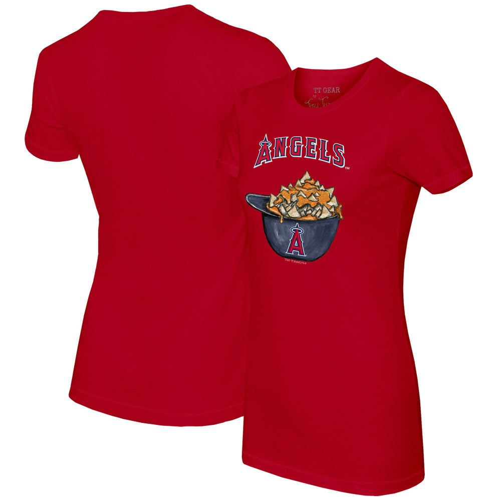 MLB Los Angeles Angels Tiny Turnip Women's Nacho Helmet T-Shirt