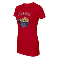 MLB Los Angeles Angels Tiny Turnip Women's Nacho Helmet T-Shirt