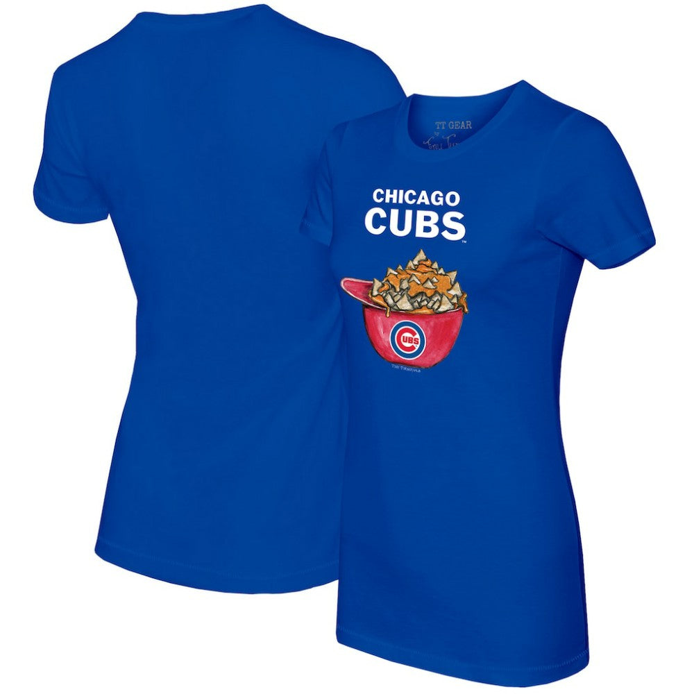 MLB Chicago Cubs Tiny Turnip Women's Nacho Helmet T-Shirt