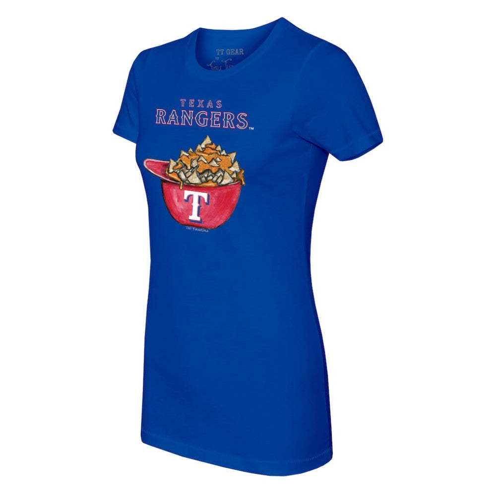 MLB Texas Rangers Tiny Turnip Women's Nacho Helmet T-Shirt