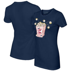 MLB Cleveland Guardians Tiny Turnip Women's Popcorn T-Shirt