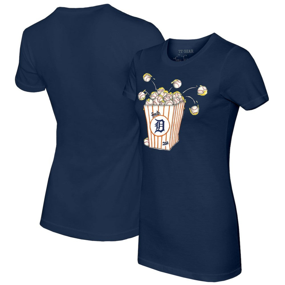 MLB Detroit Tigers Tiny Turnip Women's Popcorn T-Shirt