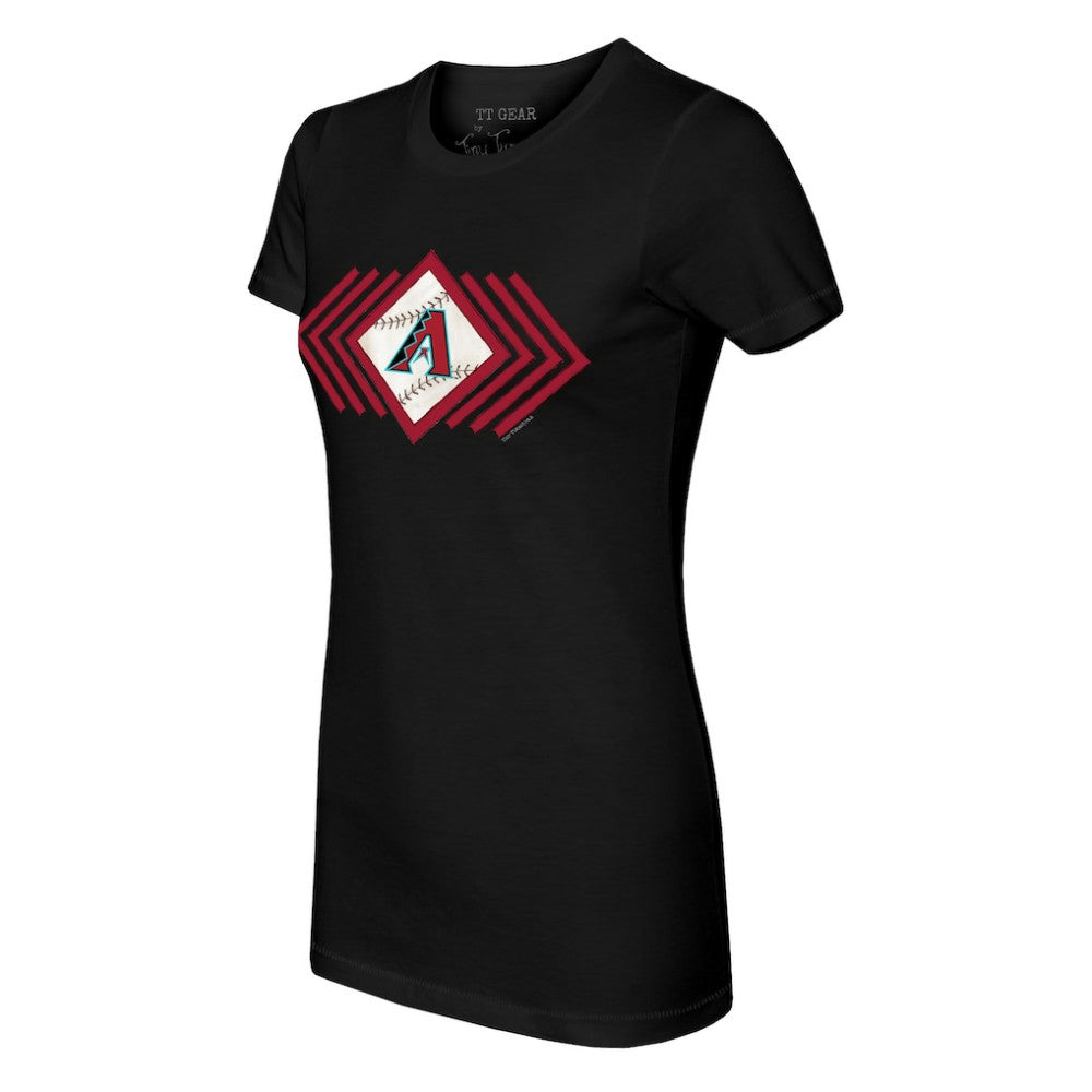 MLB Arizona Diamondbacks Tiny Turnip Women's Prism Arrows T-Shirt
