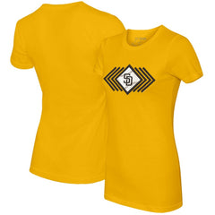 MLB San Diego Padres Tiny Turnip Women's Prism Arrows T-Shirt