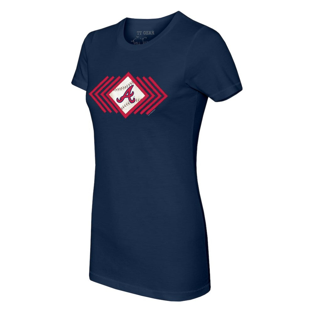MLB Atlanta Braves Tiny Turnip Women's Prism Arrows T-Shirt