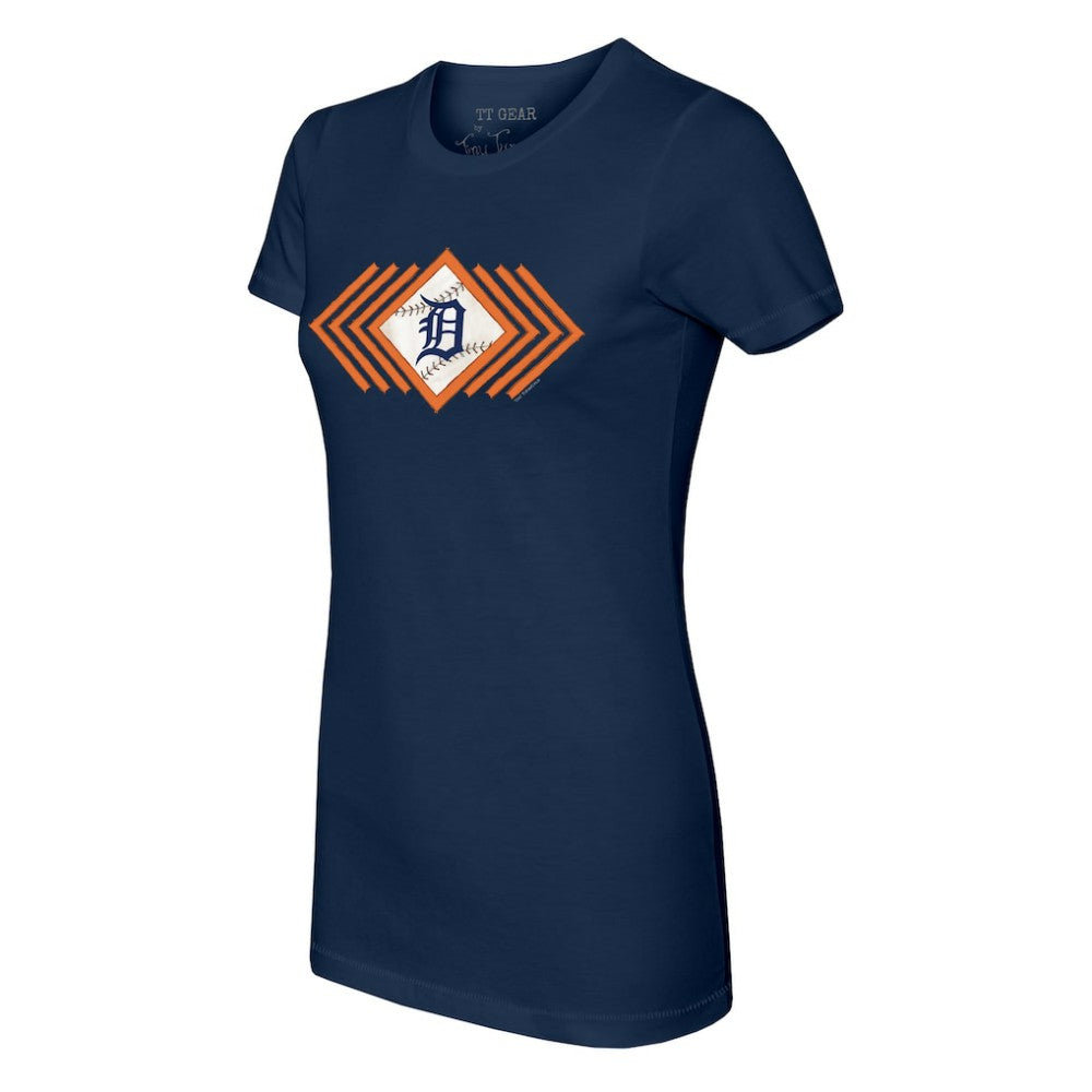 MLB Detroit Tigers Tiny Turnip Women's Prism Arrows T-Shirt