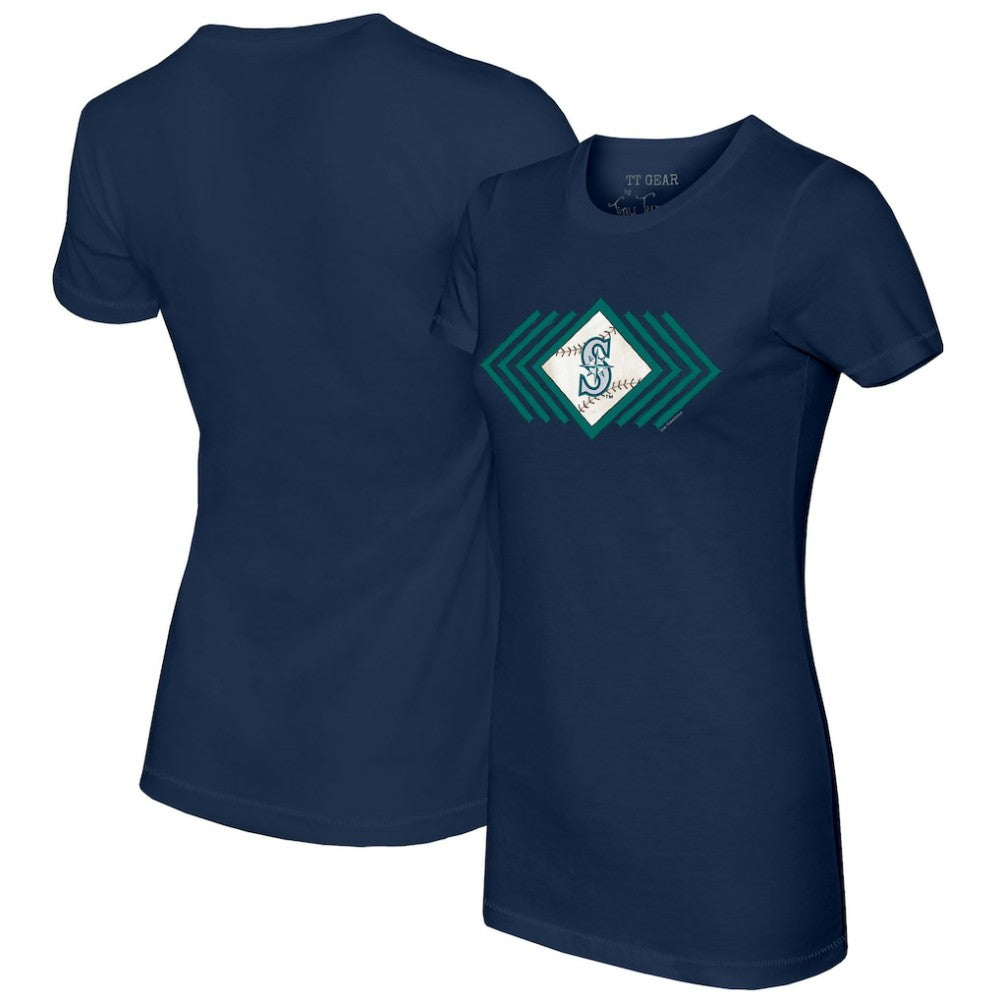 MLB Seattle Mariners Tiny Turnip Women's Prism Arrows T-Shirt