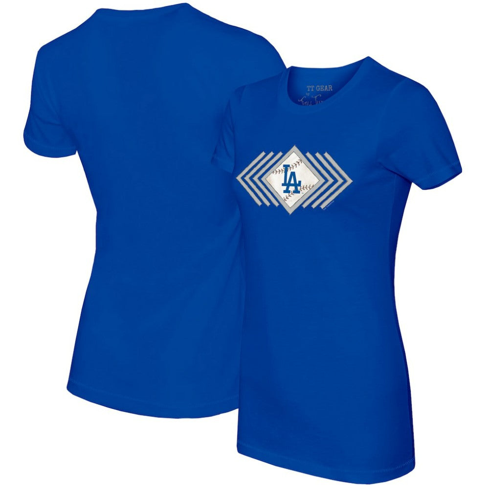MLB Los Angeles Dodgers Tiny Turnip Women's Prism Arrows T-Shirt