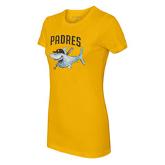 MLB San Diego Padres Tiny Turnip Women's Shark T-Shirt