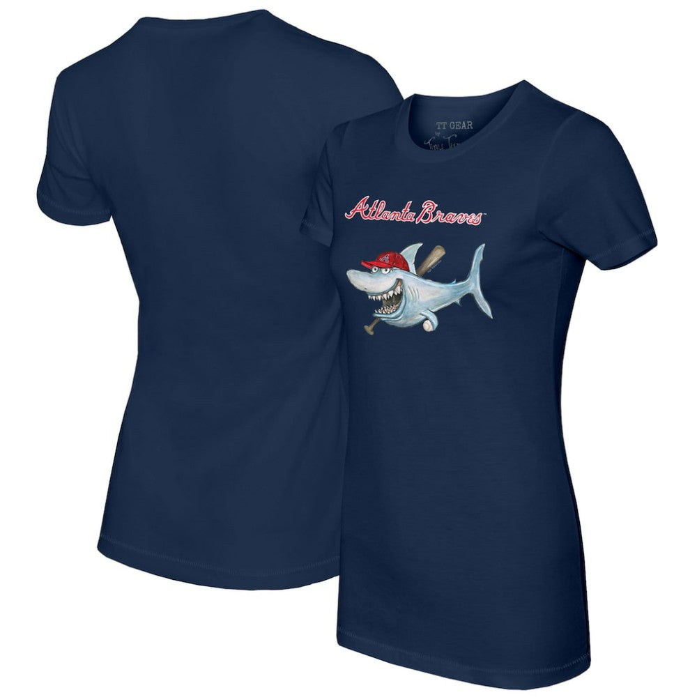 MLB Atlanta Braves Tiny Turnip Women's Shark T-Shirt