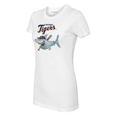 MLB Detroit Tigers Tiny Turnip Women's Shark Logo T-Shirt