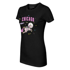 MLB Chicago Cubs Tiny Turnip Women's Space Unicorn T-Shirt