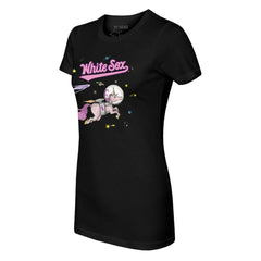 MLB Chicago White Sox Tiny Turnip Women's Space Unicorn T-Shirt