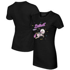 MLB Detroit Tigers Tiny Turnip Women's Space Unicorn T-Shirt