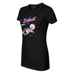 MLB Detroit Tigers Tiny Turnip Women's Space Unicorn T-Shirt