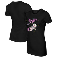MLB Kansas City Royals Tiny Turnip Women's Space Unicorn T-Shirt