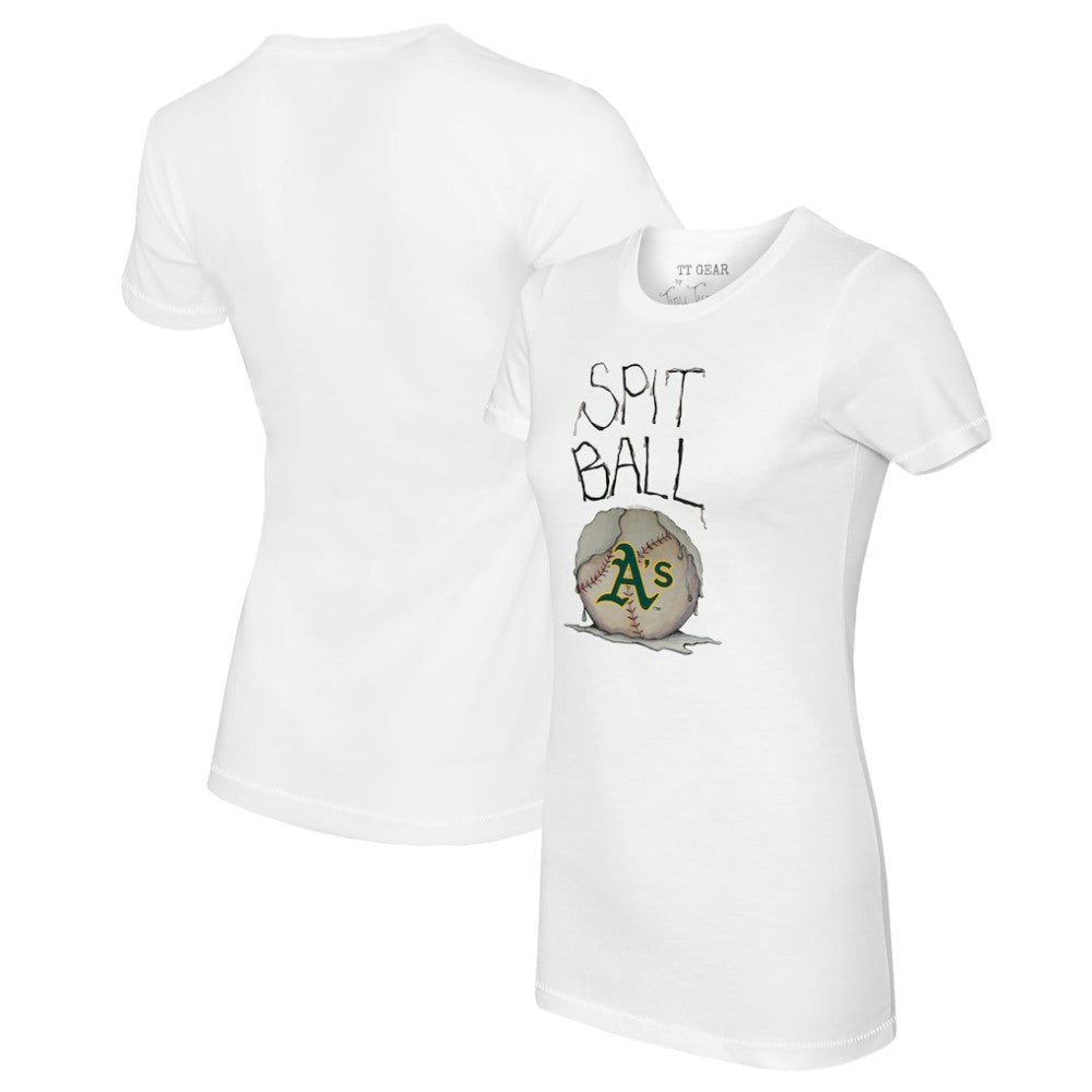 MLB Athletics Tiny Turnip Women's Spit Ball T-Shirt