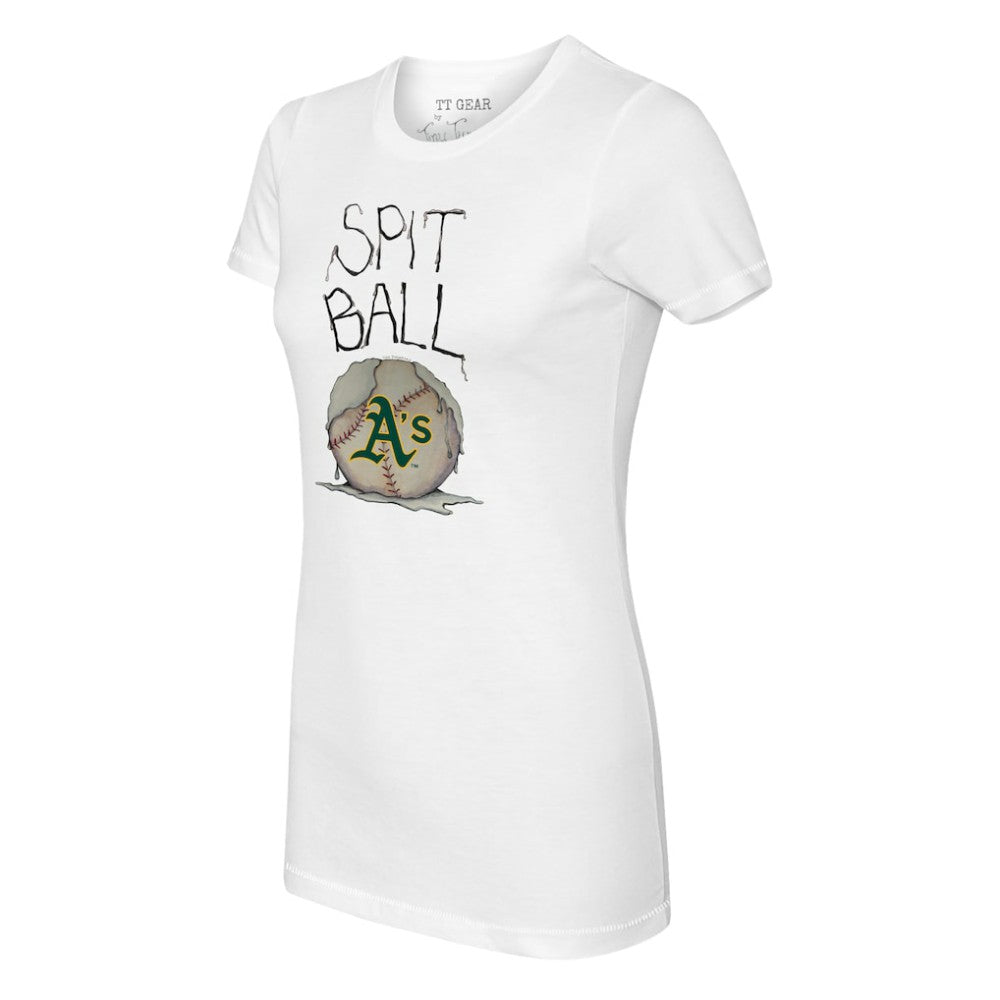MLB Athletics Tiny Turnip Women's Spit Ball T-Shirt