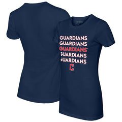 MLB Cleveland Guardians Tiny Turnip Women's Stacked T-Shirt