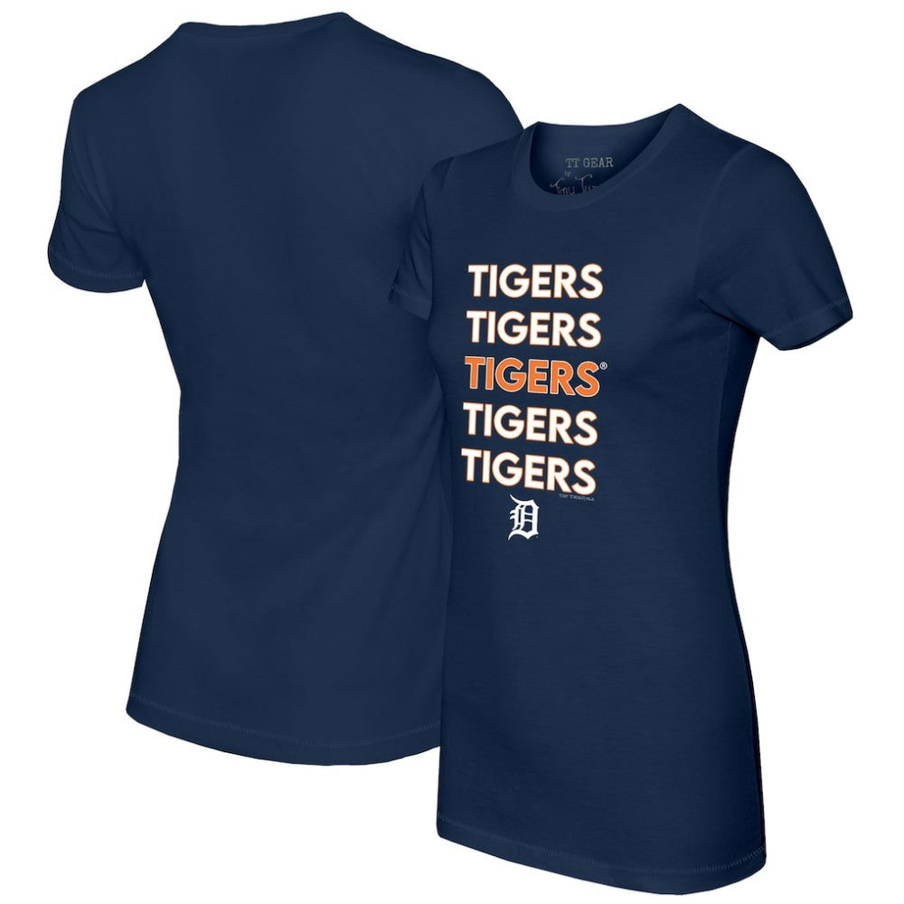 MLB Detroit Tigers Tiny Turnip Women's Stacked T-Shirt