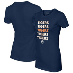 MLB Detroit Tigers Tiny Turnip Women's Stacked T-Shirt