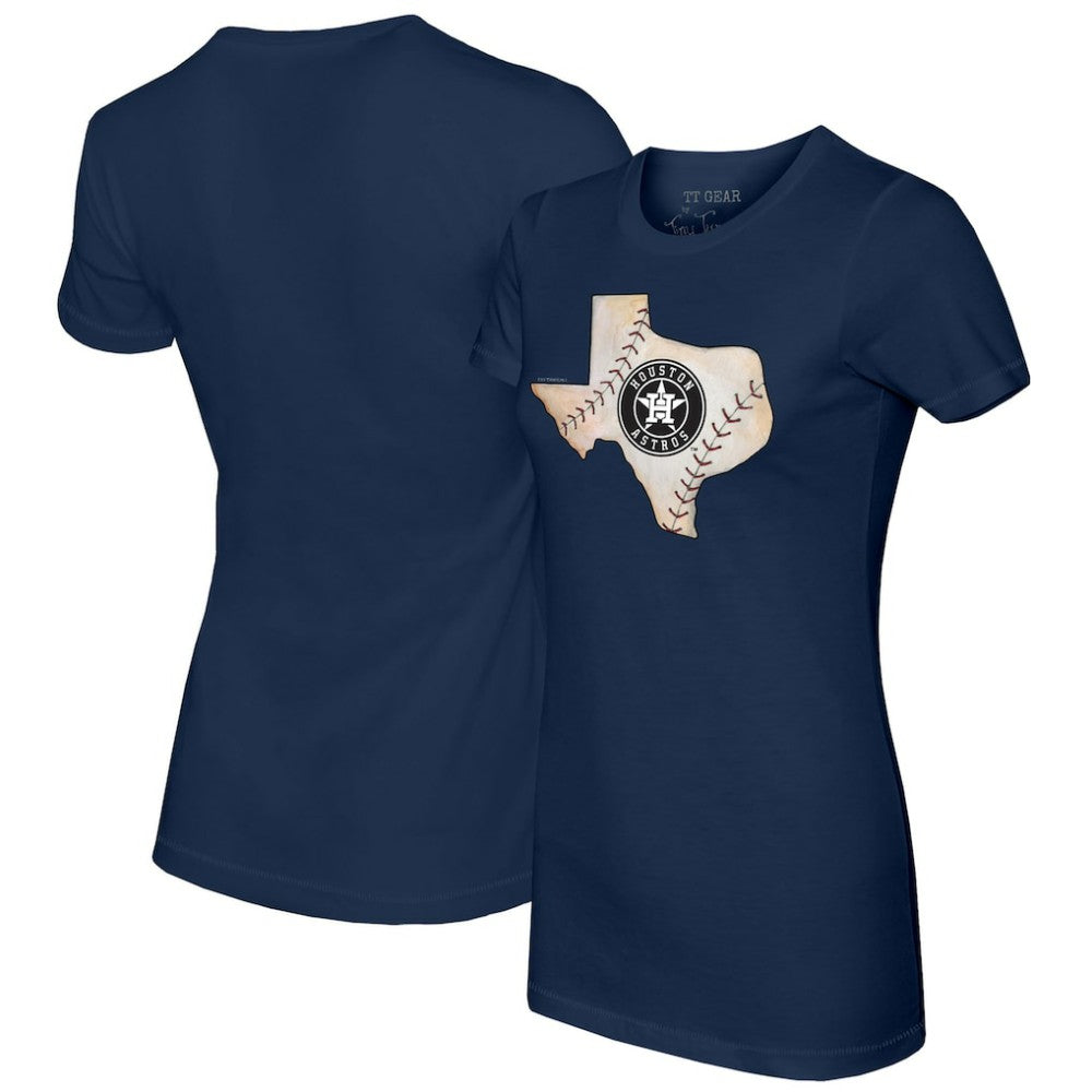 MLB Houston Astros Tiny Turnip Women's State Outline T-Shirt