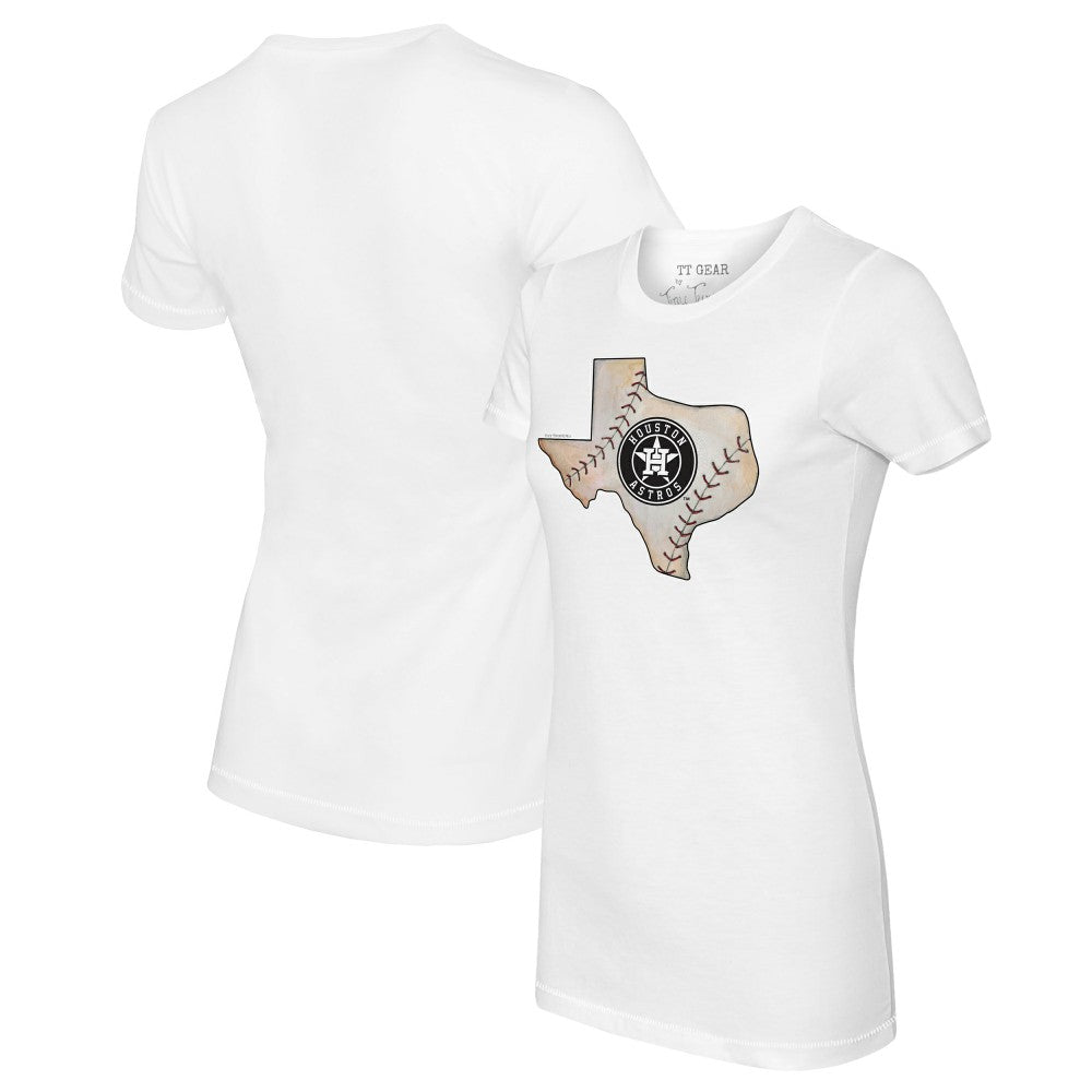 MLB Houston Astros Tiny Turnip Women's State Outline T-Shirt