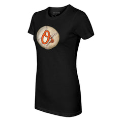 MLB Baltimore Orioles Tiny Turnip Women's Stitched Baseball T-Shirt